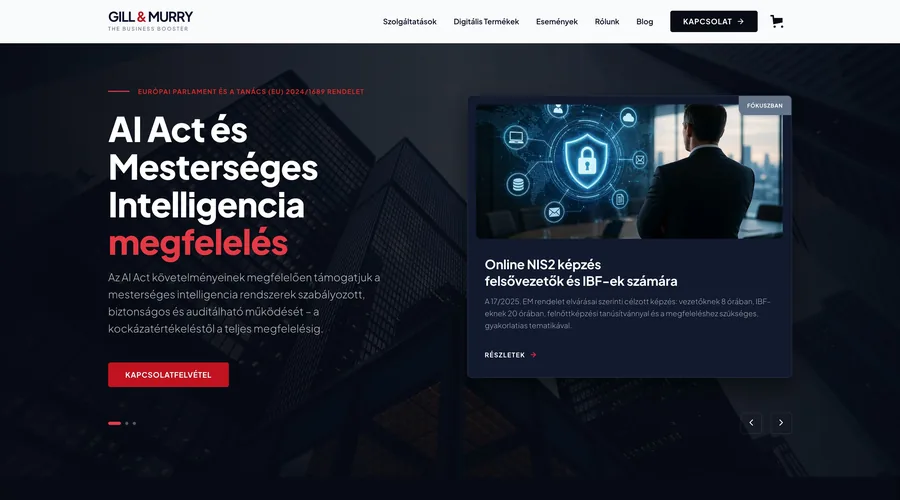 Gill & Murry — weboldal referencia