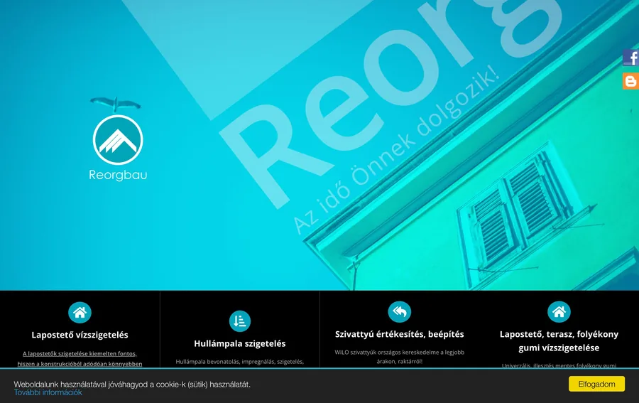 Reorgbau — weboldal referencia